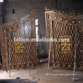 Hot galvanized wrought iron gate